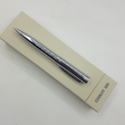 Cerruti 1881 - Zoom Silver Ballpoint Pen - Product Code: NST2094