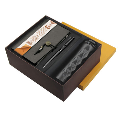 KNOT-NPF 3 PC Gift Set (Notebook + Pen + Flask)