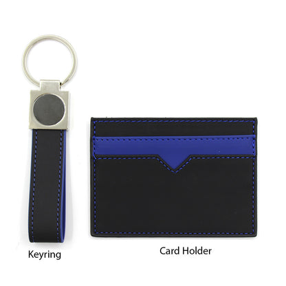 SPAZIO-CK 2 PC Gift Set (Card Holder + Keyring)