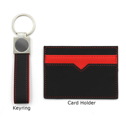 SPAZIO-CK 2 PC Gift Set (Card Holder + Keyring)