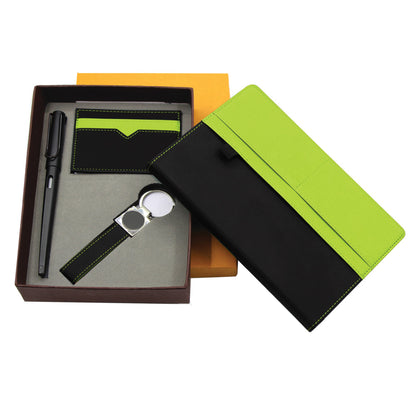 SPAZIO NPCK 4PC gift Set (Notebook + Pen + Card Holder + Keyring)