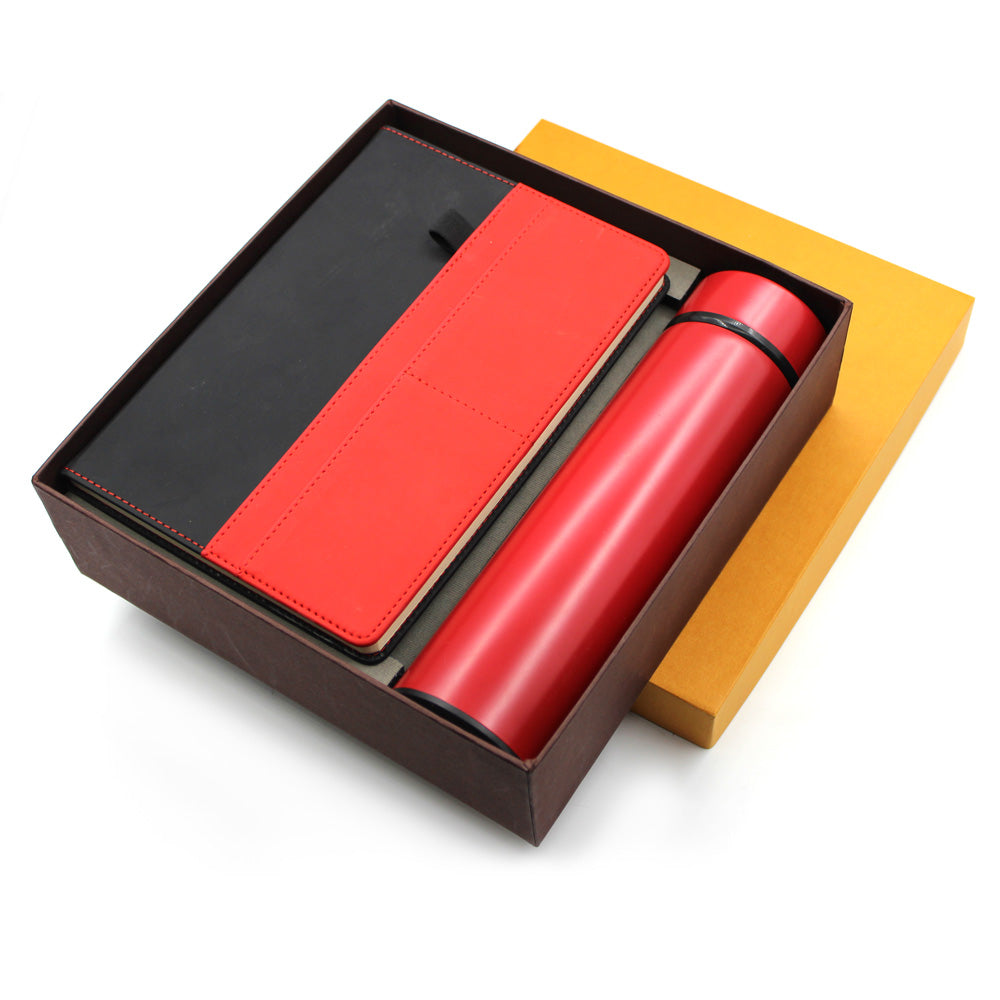 SPAZIO NPCKF 5 PC Gift Set (Notebook + Pen + Card Holder + Keyring + Flask)