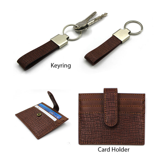 COMBO-CK 2 PC Gift Set (Card Holder + Keyring)