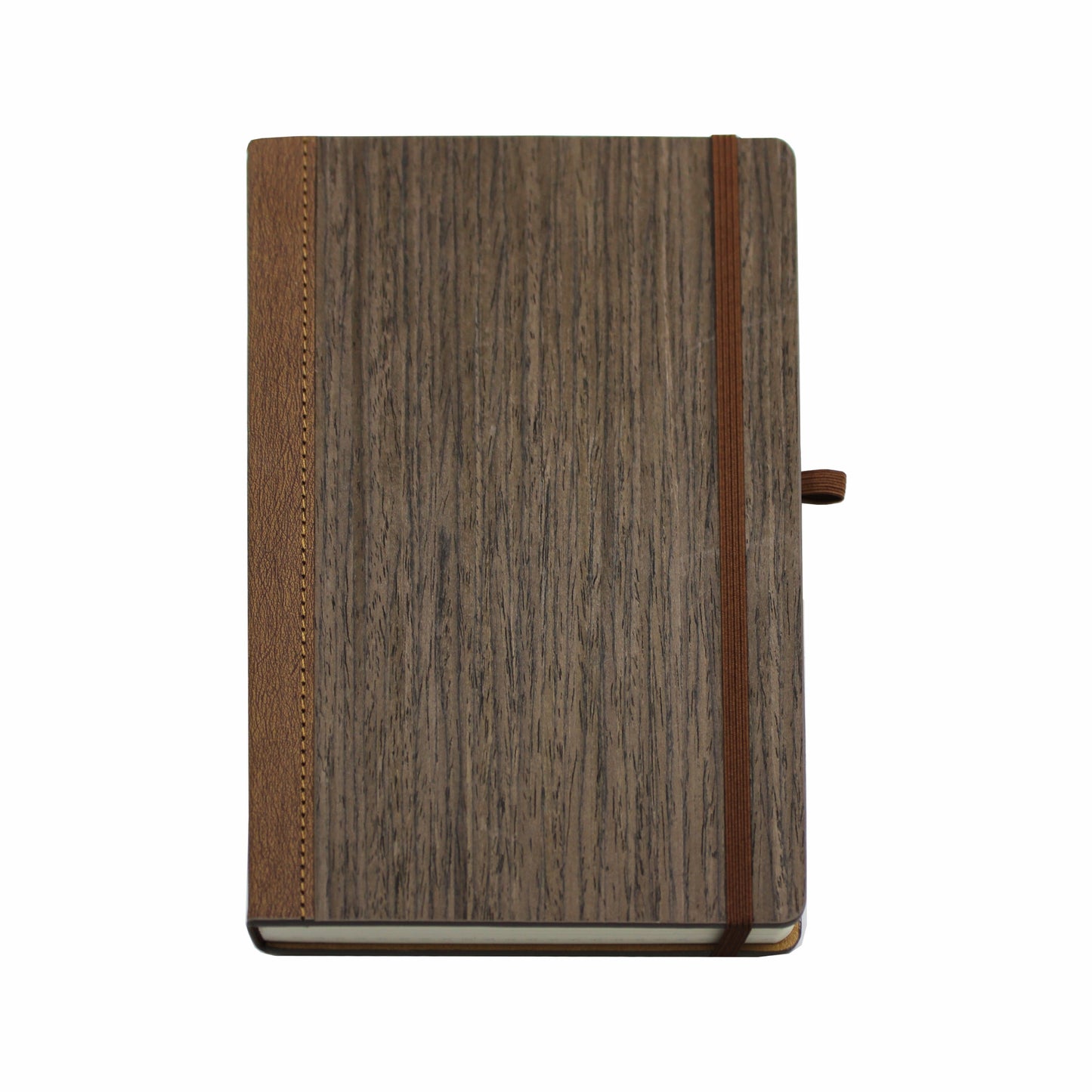 WOODY Notebook Made from Natural Wood (Dark Brown)