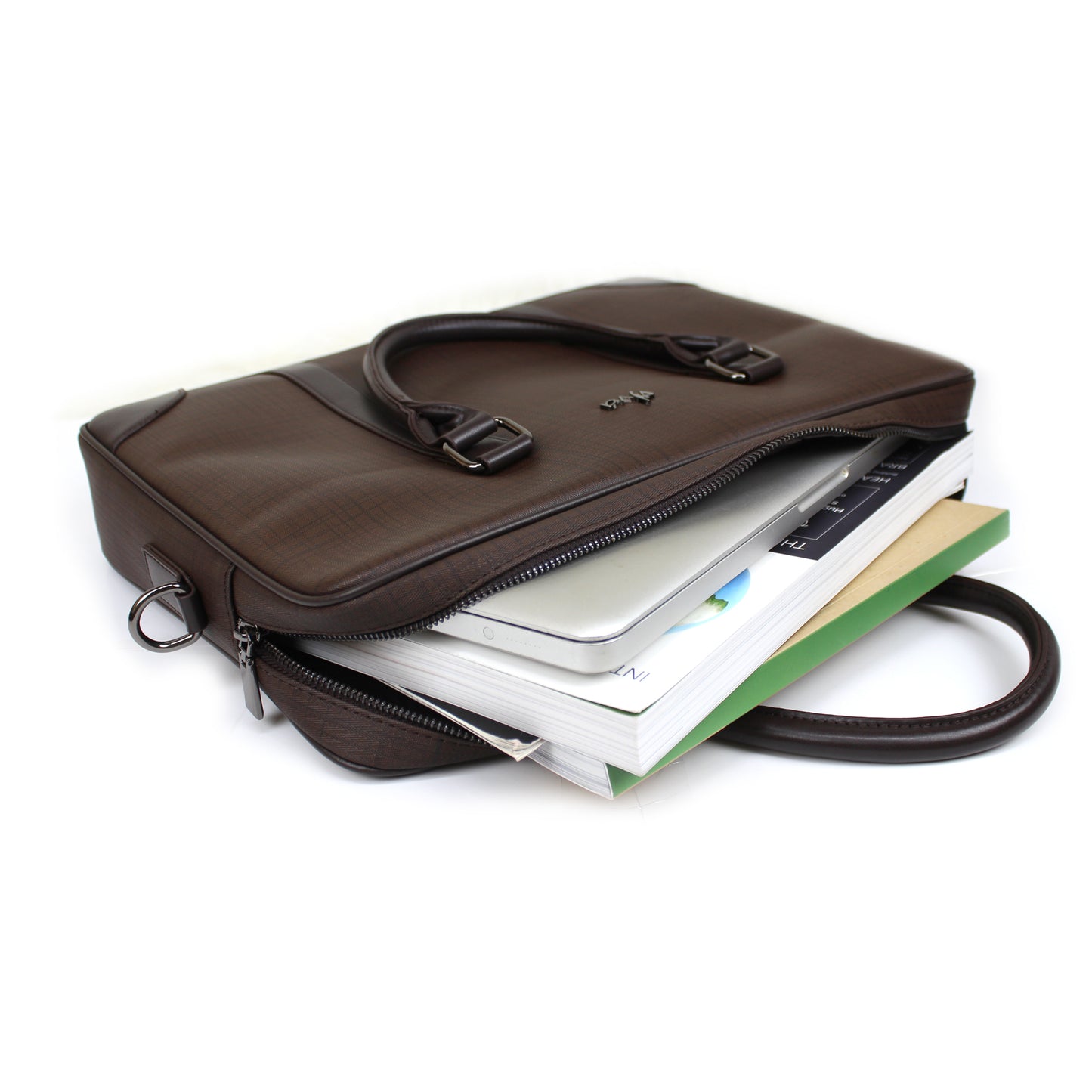 ATHENA - LAPTOP BRIEFCASE (Brown)