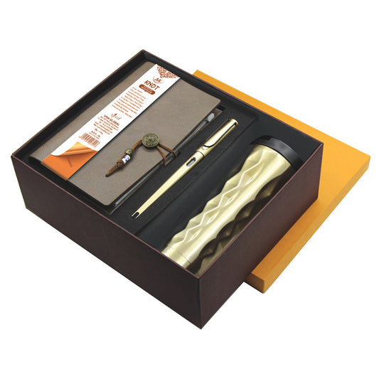 KNOT-NPF 3 PC Gift Set (Notebook + Pen + Flask)