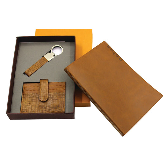 COMBO-NCK 3 PC Gift Set (Notebook + Card Holder + Keyring)