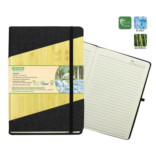 NATURA A5 RPET + BAMBOO Notebook