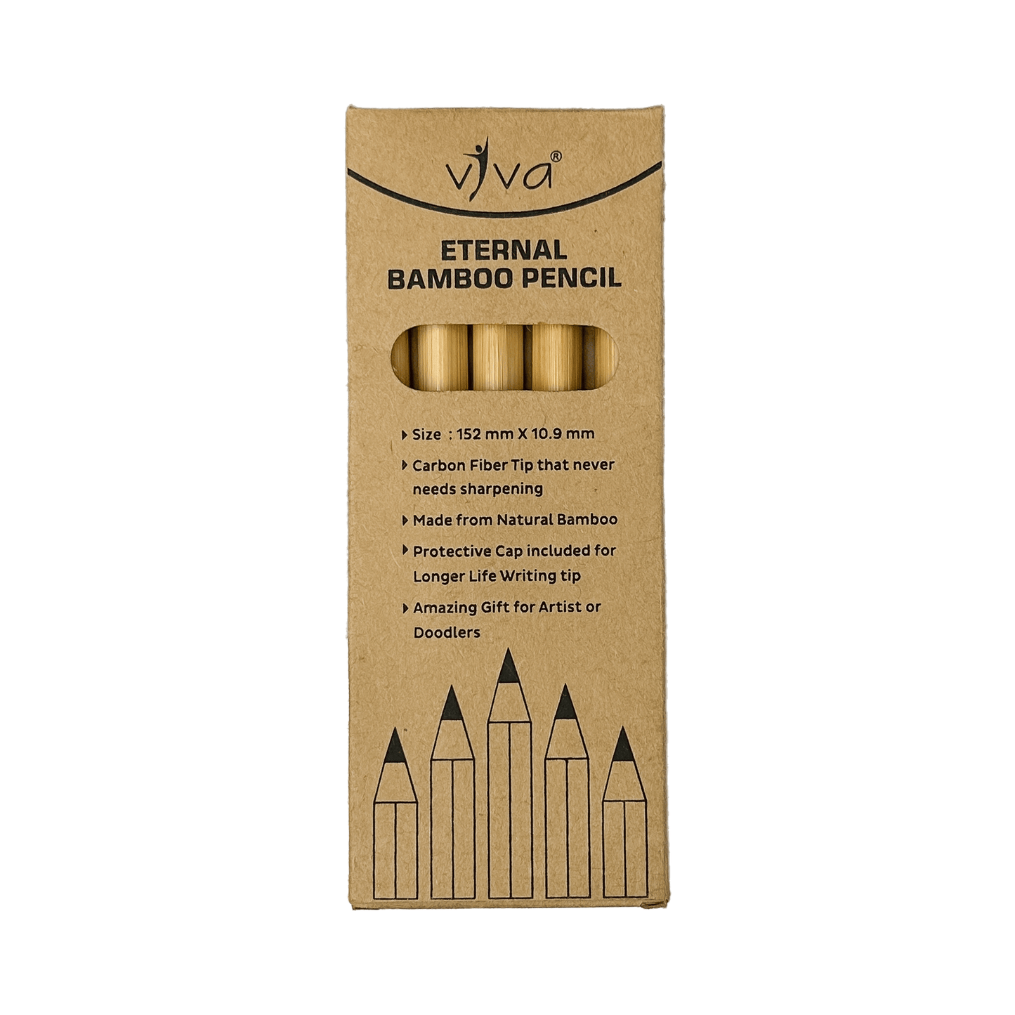 Eternal Bamboo Natural Pencil - Everlasting