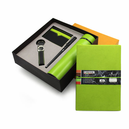 Finesse - NPCKF 5Pcs Gift Set (Notebook + Pen + Card Holder + Keyring + Flask)