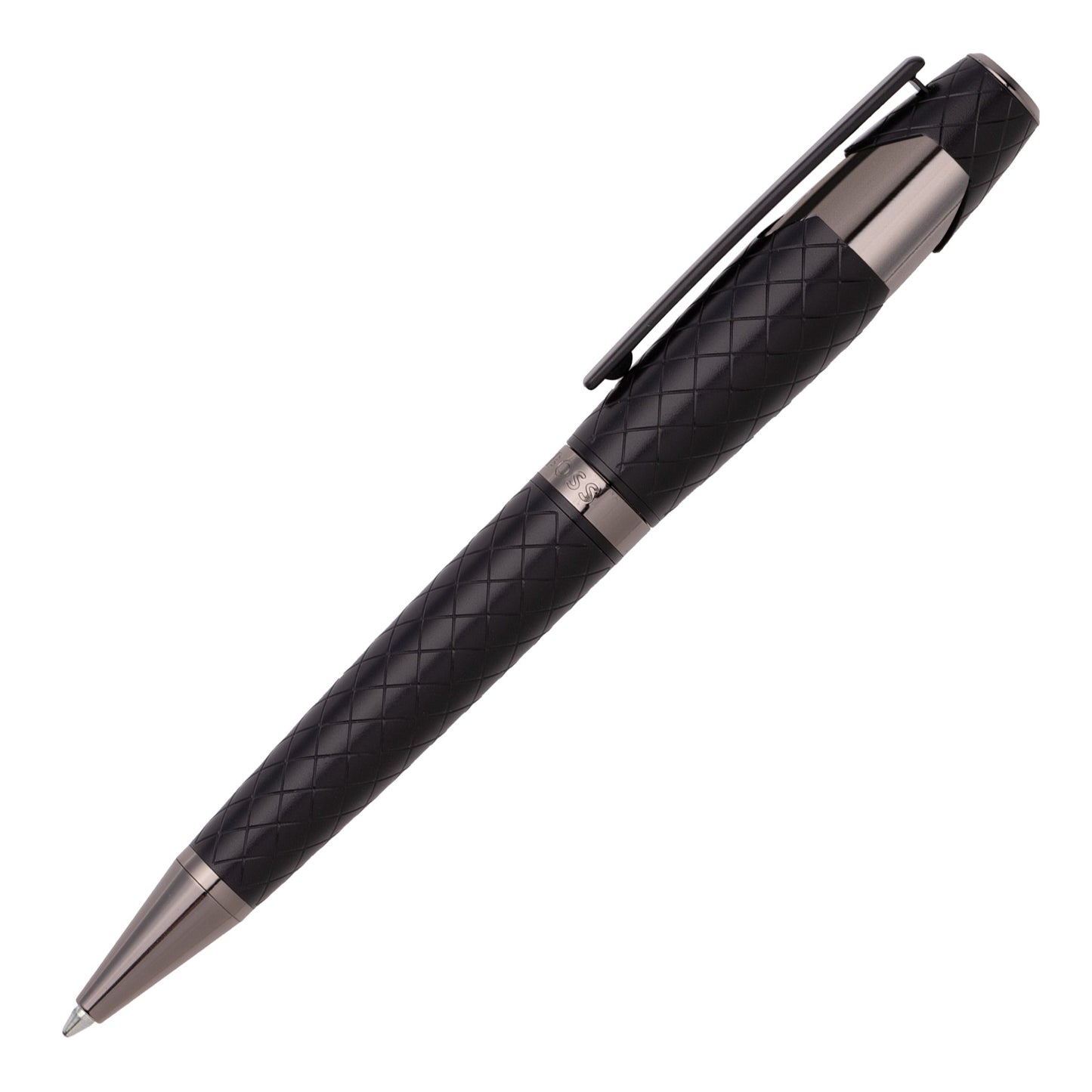 Hugo Boss - Ballpoint Pen Chevron Black -Product Code: HSS2524A