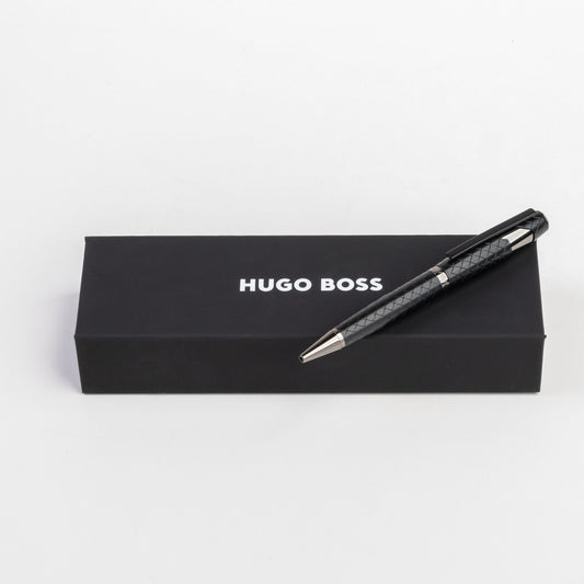 Hugo Boss Ballpoint Pen Chevron Black - HSS2524A