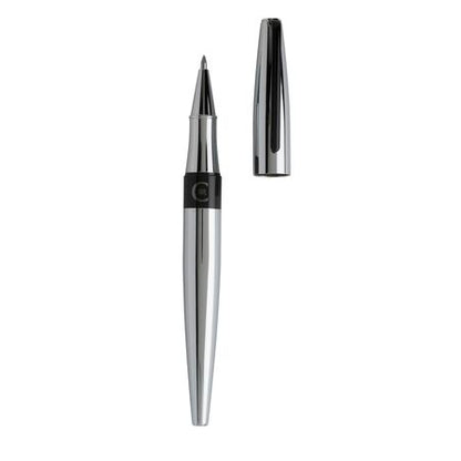 Cerruti 1881 - Frank Chrome Roller Ball Pen (Black) - Product Code: NSN3765