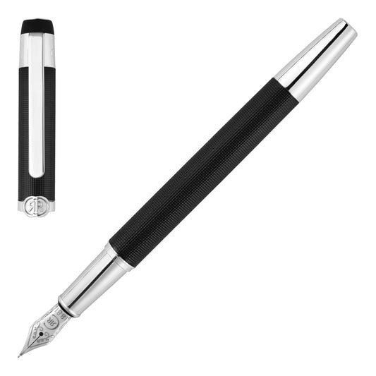 Cerruti 1881 - Regent Black Fountain Pen - Product Code: NSQ3292A