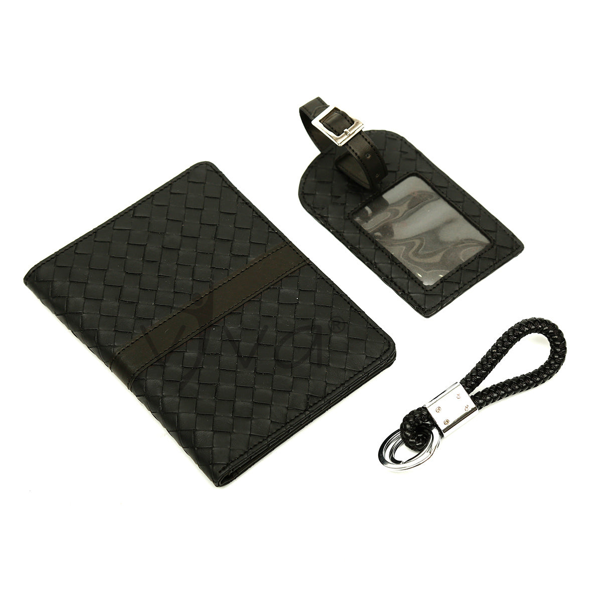 MATT - PLK 3 pcs. Set (Passport Holder + Luggage Tag + Keyring)