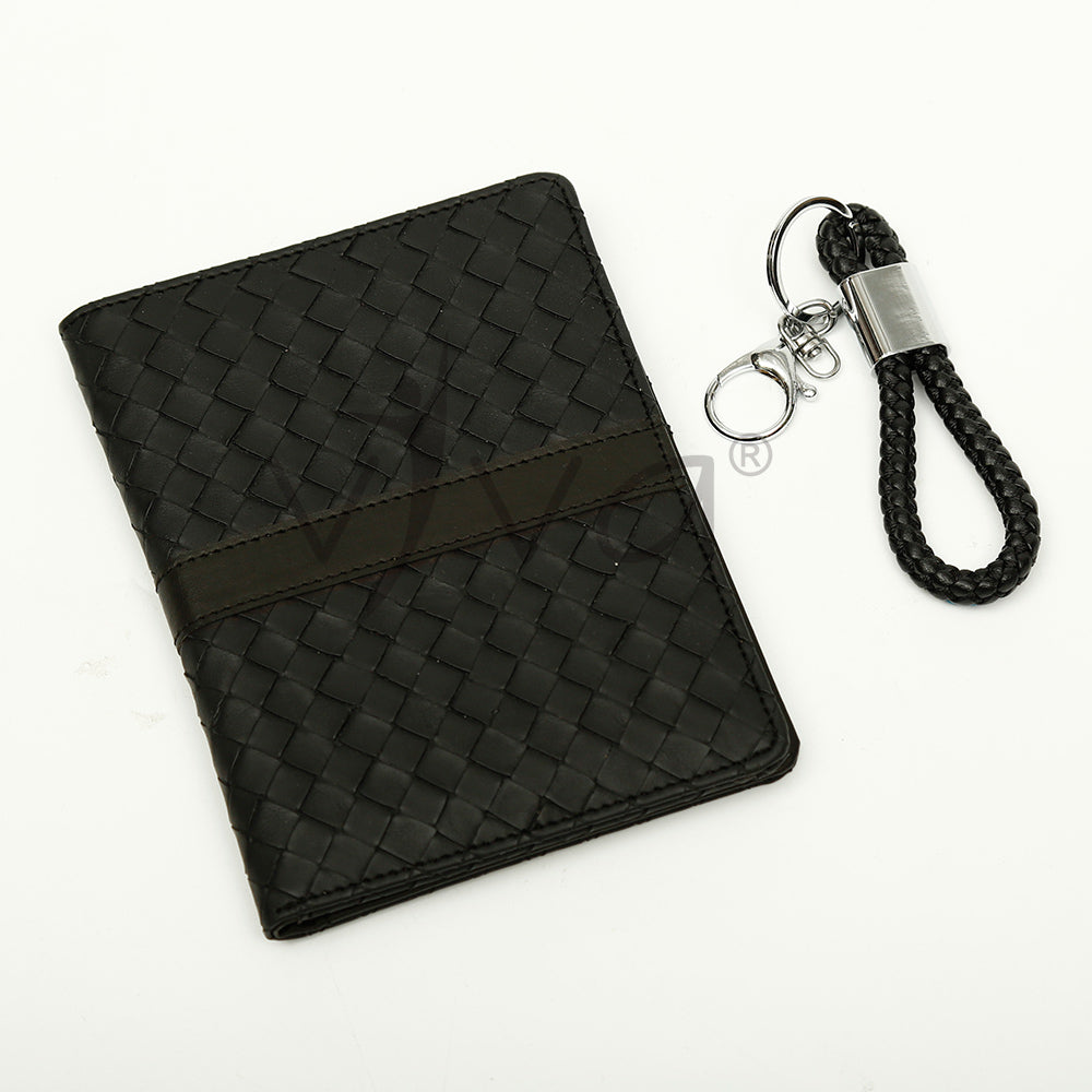 MATT - PK 2 pcs. Set (Passport Holder + Keyring)