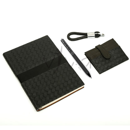 MATT - NPCK 4 pcs. Set (Notebook + Pen + Card Holder + Keyring)