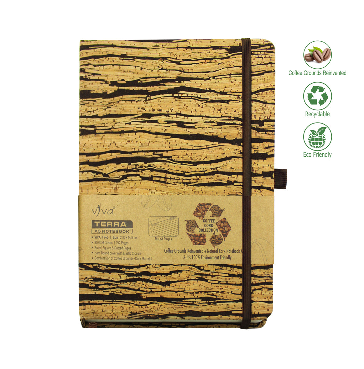 Terra Coffee Notebook - (COFFEE+CORK  COLLECTION)