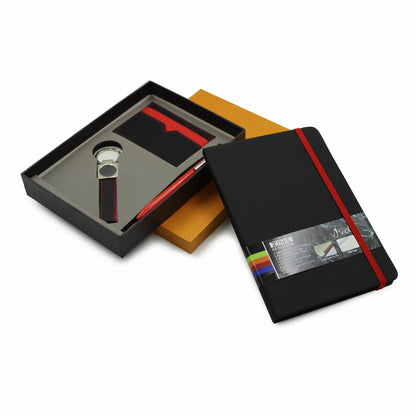 Zing - NPCK 4Pcs Gift Set (Notebook + Pen + Card Holder + Keyring)